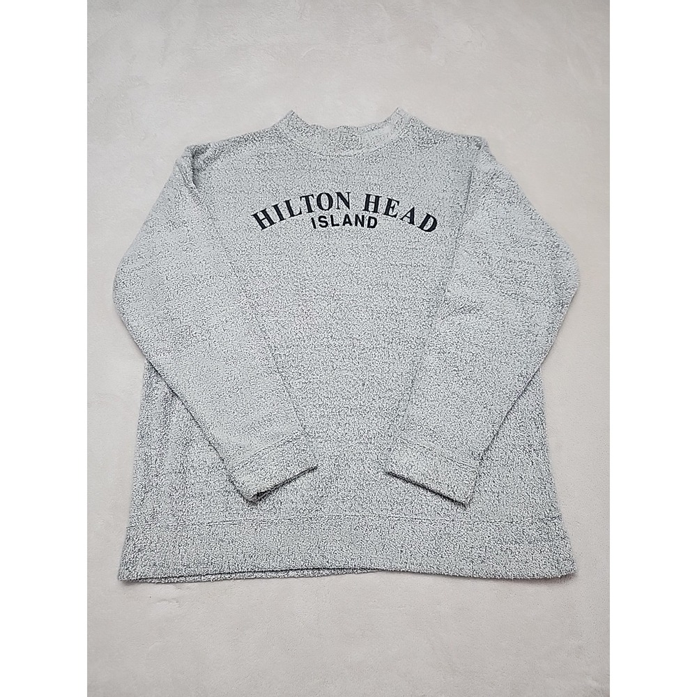 Hilton‎ Head Island Knit Pullover  Long Sleeve Gray Size Med